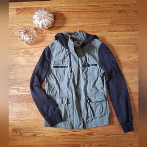 Army Green and Black Jacket